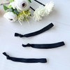 Ipetboom 20pcs Adjustable Elastic Hair Ties for Men Breathable Knotted