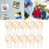 100Pcs Metal Paperclips Cute Chicken Leg Shape Electroplating Rustproof Portable