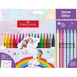 Faber-Castell Felt Tip Pen Set Unicorn 24 Colours
