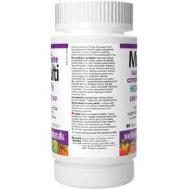 Webber Naturals Most Complete Multi For Men, 90 Capsules, One-Per-Day, Over 55 Vitamins, Minerals, and Whole Food Fruit and Vegetable Sources per Capsule, Vegetarian