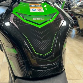 3D Resin Tank Protection Stickers Compatible with KAWASAKI Versys 650 2022 (Tank Protection)