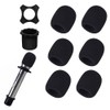 Yindeful Microphone Covers Foam Windscreens, 8 Pack, Silicone Microphone Handheld