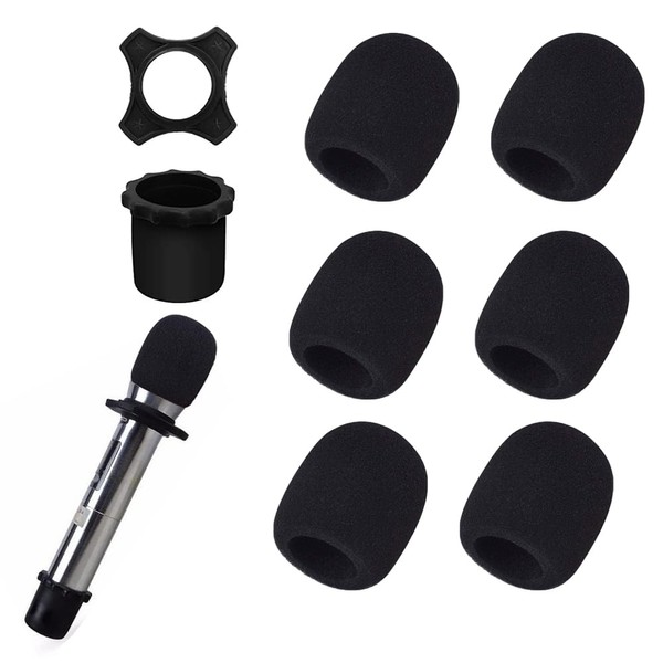 Yindeful Microphone Covers Foam Windscreens, 8 Pack, Silicone Microphone Handheld