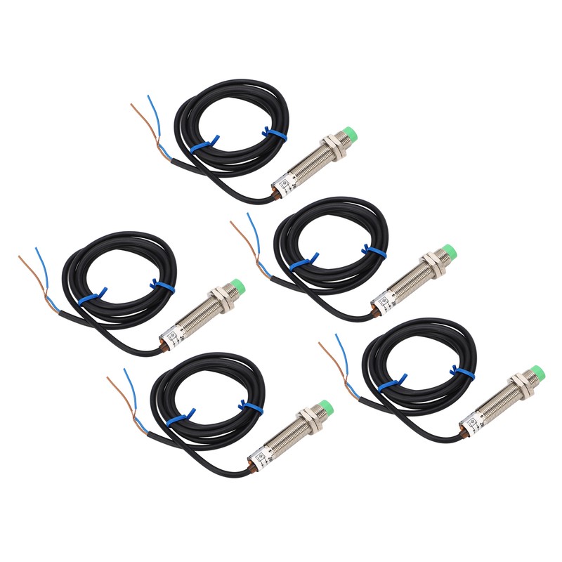 5 Pcs Proximity Switch M12x1 2 Wire Normally Closed 4mm