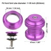 X AUTOHAUX 34mm 1-1/8" Threadless Bicycle Headset Combo Bike Threadless