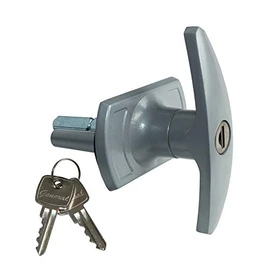 Locking T Handle 57mm Shaft (Garage Door Spare Parts) to Suit Henderson Doors