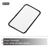 sourcing map 60pcs Sublimation Patch Blank, 10x6cm/3.94x2.36 Inch Rectangle Fabric