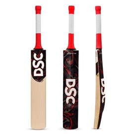 DSC Lava Cricket Bat for Mens and Boys (Beige, Size -6) | Material: Kashmir Willow | Lightweight | Free Cover | Ready to Play | for Intermediate Player | Ideal for Leather Ball