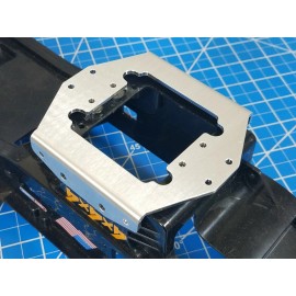 JP Garage Aluminum Wide Wheelbase Chassis Mount Plate Bracket Tamiya Clodbuster Bullhead