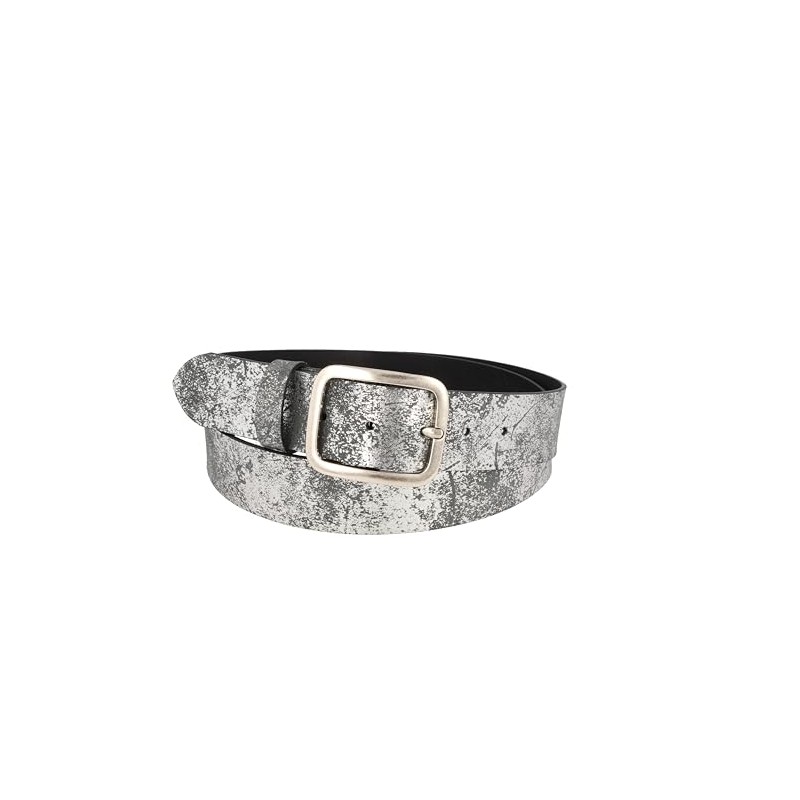 MGM Women's Soft Glam Belt, Silver (titan 1), 42 (Manufacturer