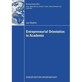Entrepreneurial Orientation in Academia (Entrepreneurship)