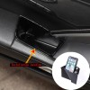 car-attention Black inner door armrest storage box trim Fit For