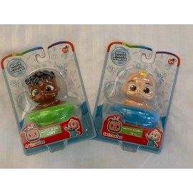 Jazwares New CoComelon Water Bobble Lot of 2 Cody & JJ Baby Bath Pool Toys Bobs & Floats
