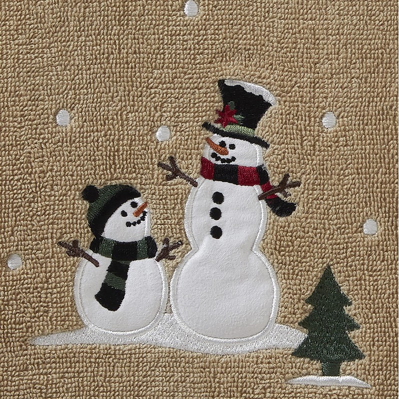 SKL Home by Saturday Knight Ltd. Rustic Plaid Snowman Bath