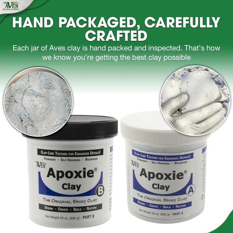 Aves Apoxie Clay - 2 Part (A & B) Self
