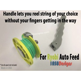 1058 Designs Tool for Ryobi String Auto Feed Line Spools Loader Trimmer Helps you refill