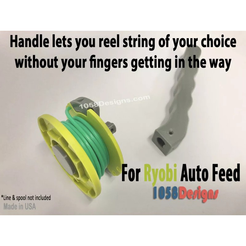 1058 Designs Tool for Ryobi String Auto Feed Line Spools