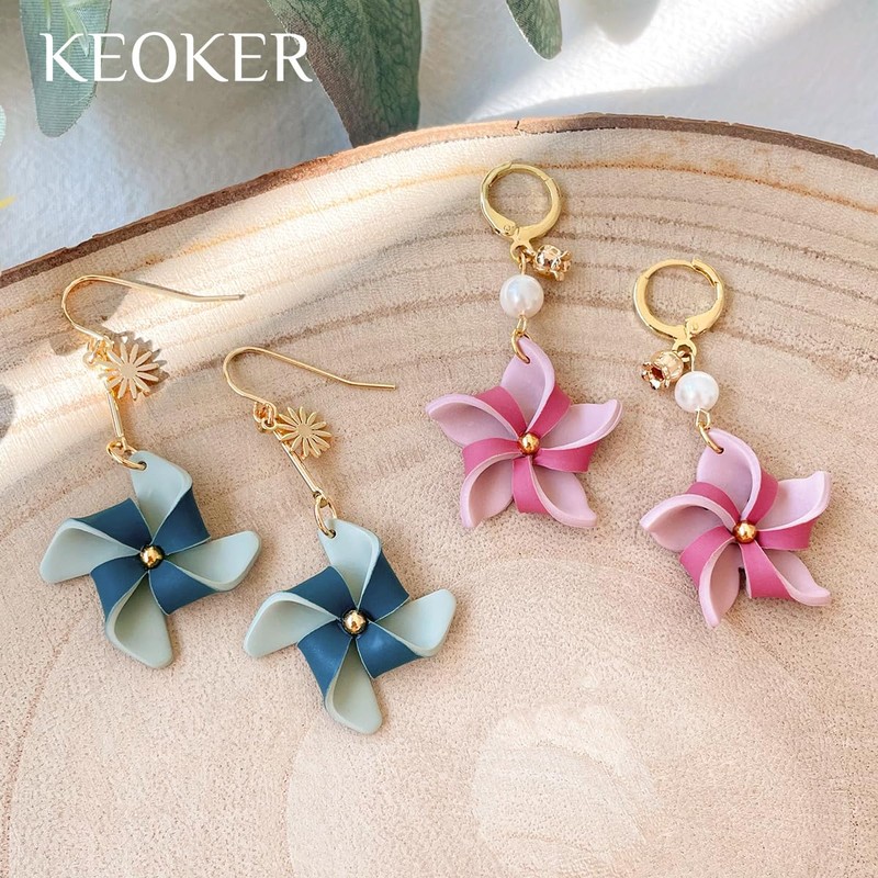 KEOKER Polymer Clay Cutter Set - 6 Spring and Summer
