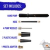 Double Action Pump for Quick and Easy Ball Inflation -