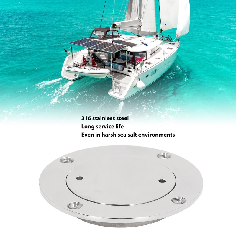 Boat Round Deck Plate Inspection Hatch Marine Access Port Hatch