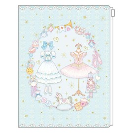 Takei Miki [Pocket File] Zippered 6 Pocket Clear File / Nutcracker