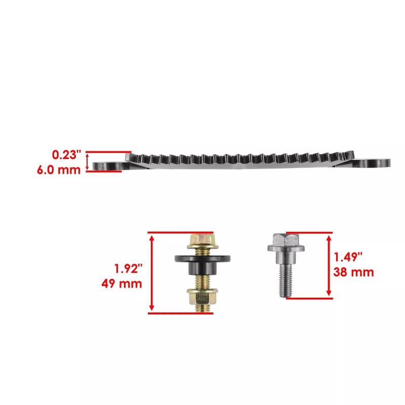 Caltric Steering Sector Drag Link Kit for John Deere D140