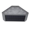 Solar Step Lamp Warm Light Button Light Sensor Control IP67