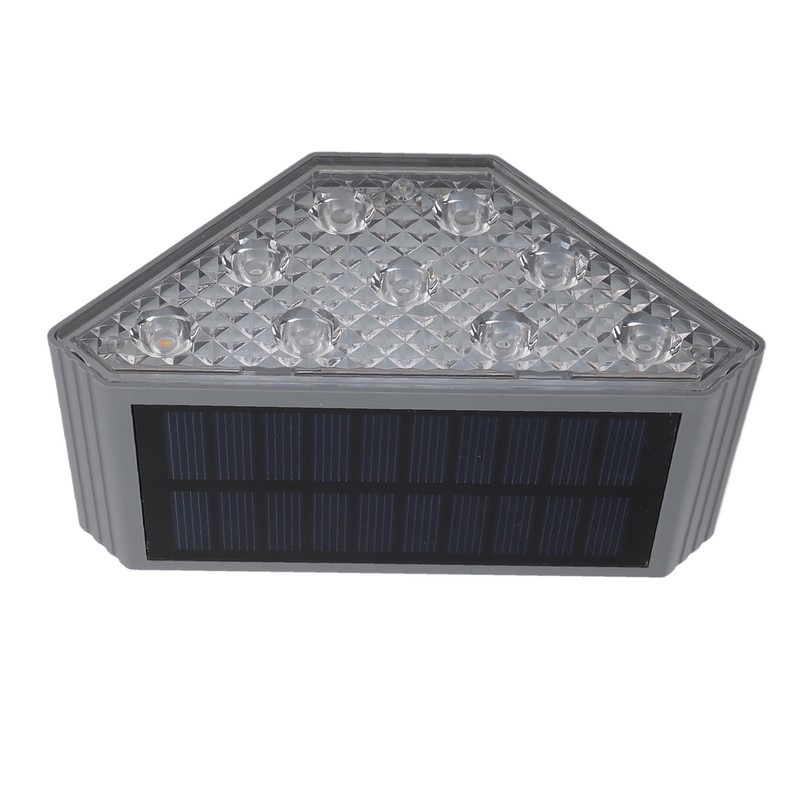 Solar Step Lamp Warm Light Button Light Sensor Control IP67