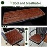 Ecloud Shop Bamboo Cool Seat Cushion Mat Set, Square Chair