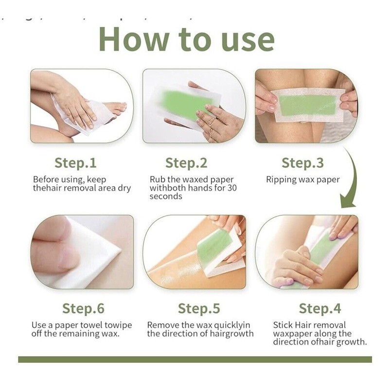 Phebo Olive Fragrance Wax Strips 20 Count Wax Strips NEW