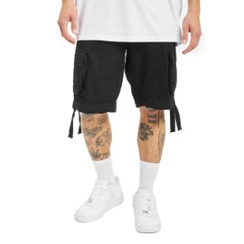 Brandit Urban Legend Vintage Cargo Shorts (S to 7XL) (Brandit Urban Legend Shorts) - Black , size: l