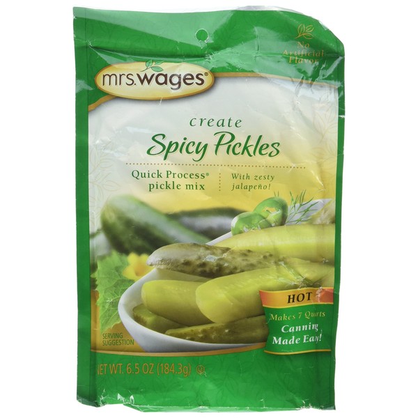 Mrs. Wages Hot Spicy Pickle Canning Mix-One 6.5 Ounce Package