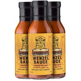 Wenzel | #1 Sandwich Hot Sauce Spicy Tangy Delicious Makes For A Legendary Meal, 12oz Bottle 3-pack