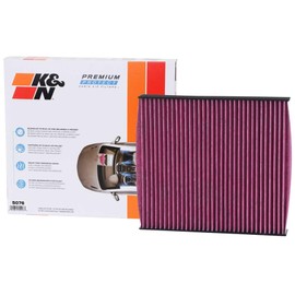 K&N Filters Cabin Air Filter Dashboard Activated Carbon DVF5076