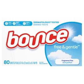 Bounce Free & Gentle Flexible Finisher Sheets, 80 Count