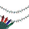 Mini Christmas Light Garland Set - Multi-Color - 18' Green
