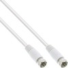 InLine® 69302 – COAXIAL CABLE (White, F, F)