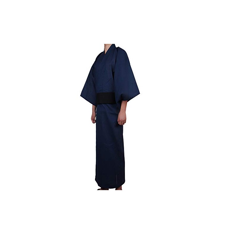 Yifulove Men's Yukata, Cool, Comfortable, Cotton Linen, Summer Festivals, Going
