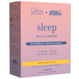 Applied Nutrition - Coleen Rooney - Sleep Powder - Magnesium & Botanicals Infused - Best Natural Sleep Support - Best Vegan Rest - Effective Stress Relief - (14 Sachets - 9g Each) (Lemon & Honey)