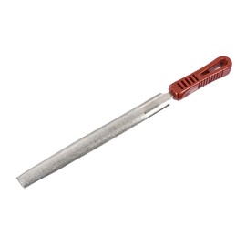 sourcing map Diamond File Diamond Coated Plastic Handle Hand Tool for Grinding Polishing 8 Inch Half Round File