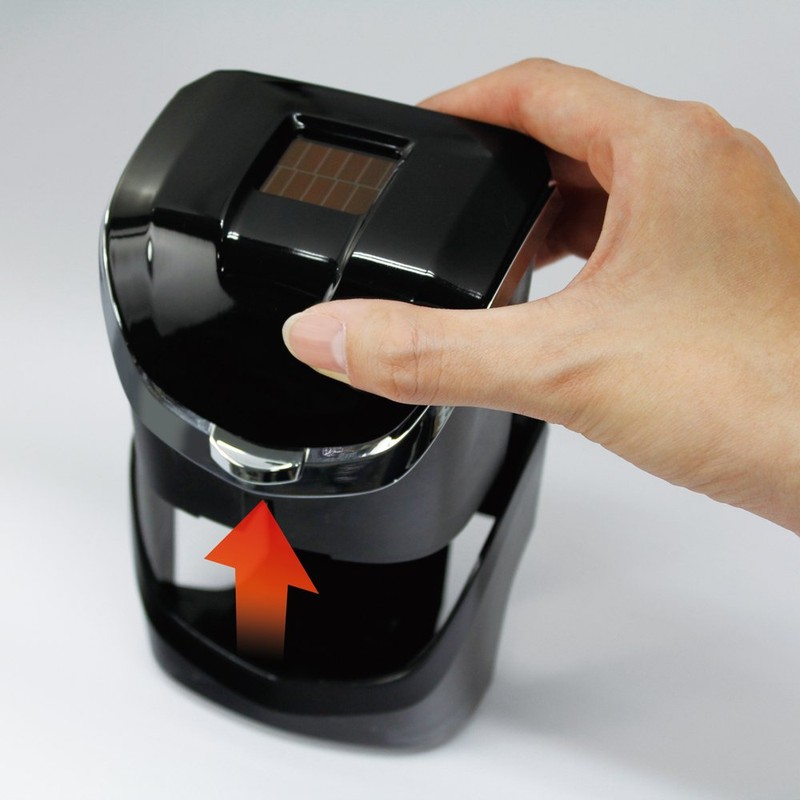 Tsuchiya Yac PF-321 Car Supplies, Ashtray, Air Conditioner, Ash, Black/Chrome