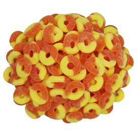 Smarty Stop Gummy Rings (Peach, 1 Pound (Pack Of 1))