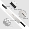 BOLEXINO 15 Inch Double Handle Cheese Knife for Charcuterie, High