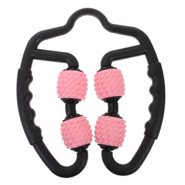 ORFOFE Shaft Muscle Relaxer Massage Roller Stick Muscle Relief for Legs Arms Gentle Comfort for Daily Use Improves Random Handle Color Pink