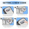 Double Dragon 4-digit Combination Key Safe | Police-approved Wall-mount Lock