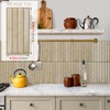 Ntrniva Beige Stone Effect Finger Tile Stickers, 3D Gel 20