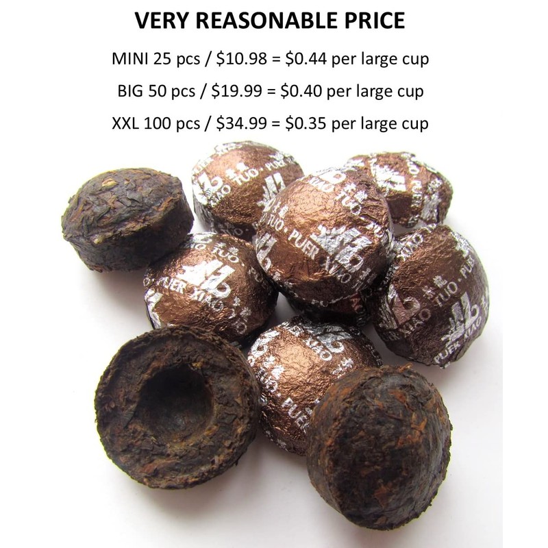 Jinglong Tea Factory - Puerh Tea Mini Tea Cakes (50