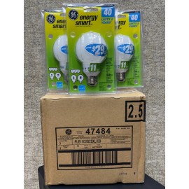 GE Case Lot 3 GE Energy Smart 11W (40W Equal) CFL Globe Light Bulbs G25 Soft White
