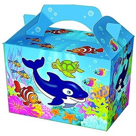 12 X Sealife Design Party Lunch/Food Boxes