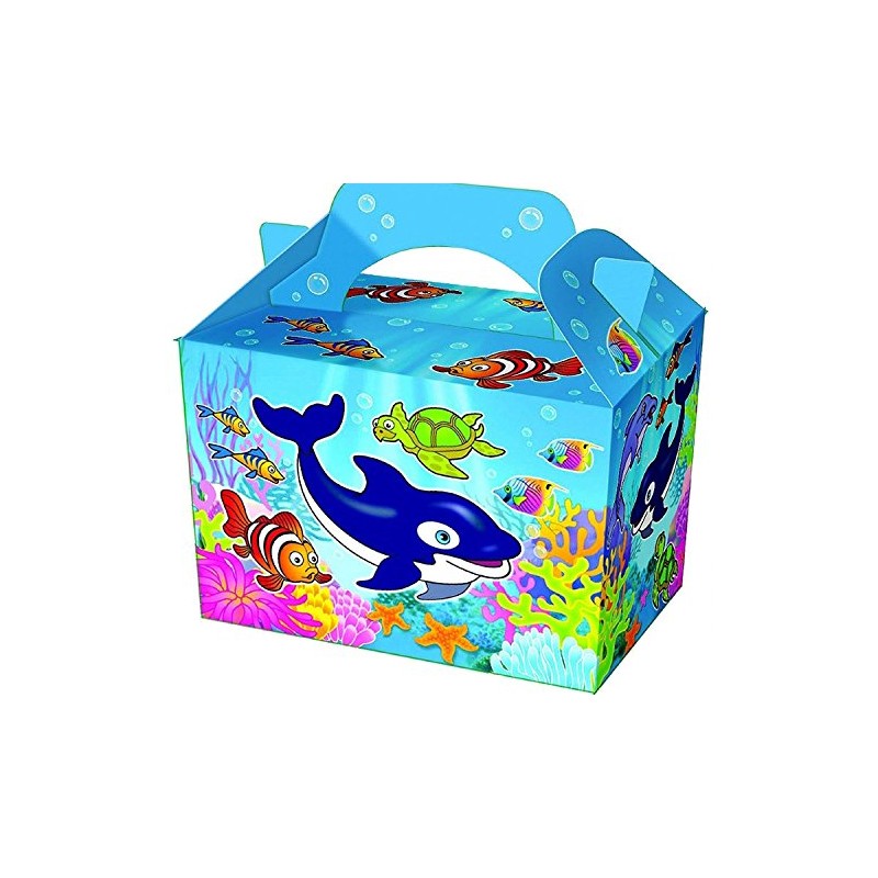 12 X Sealife Design Party Lunch/Food Boxes